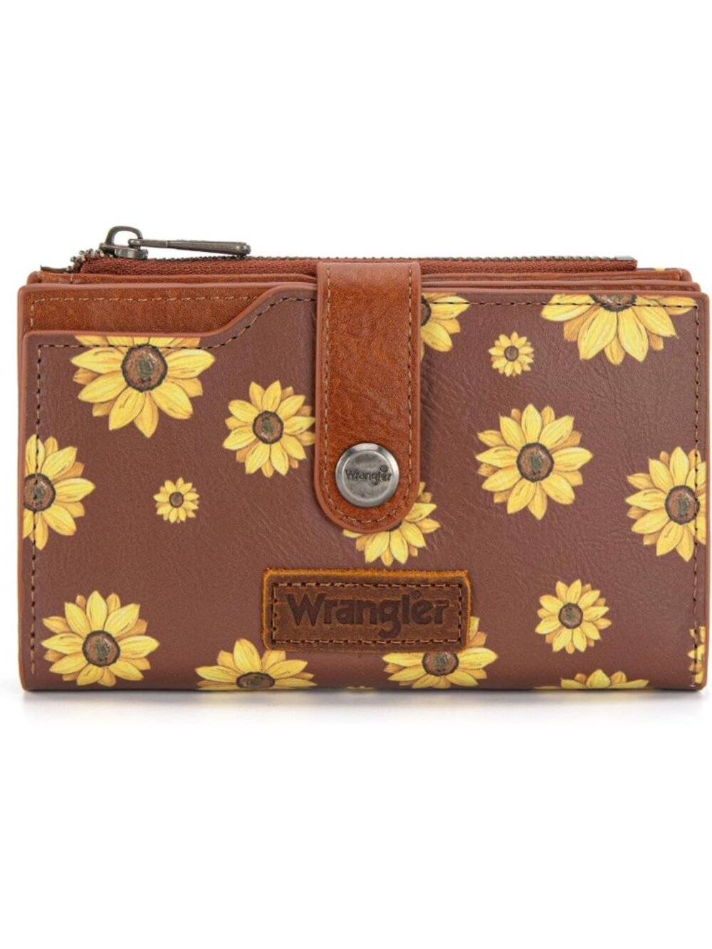 Bifold Wallet for Women - Stylish Card Holder with Zipper & ID Window, Perfect